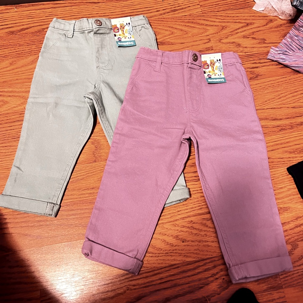 2 pair of toddler jegging brand new free w/ toddler bundle